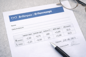 Brillenpassrezept