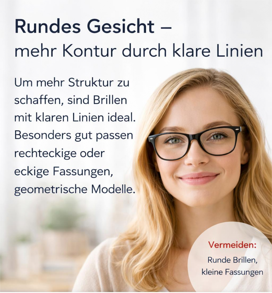 Rundes Gesicht